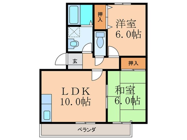 グローリー中村の物件間取画像